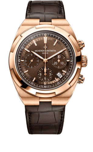Vacheron Constantin Overseas Chronograph Pink Gold / Brown / Bracelet 5500V/000R-B435 Vacheron Constantin Overseas Chronograph Pink Gold / Brown / Bracelet 5500V/000R-B435