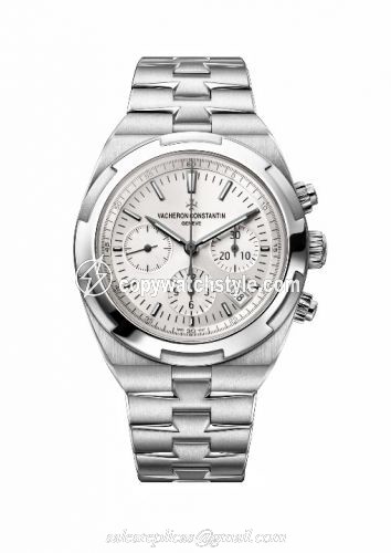 Vacheron Constantin Overseas Chronograph Stainless Steel / Silver 5500V/110A-B075 Vacheron Constantin Overseas Chronograph Stainless Steel / Silver 5500V/110A-B075