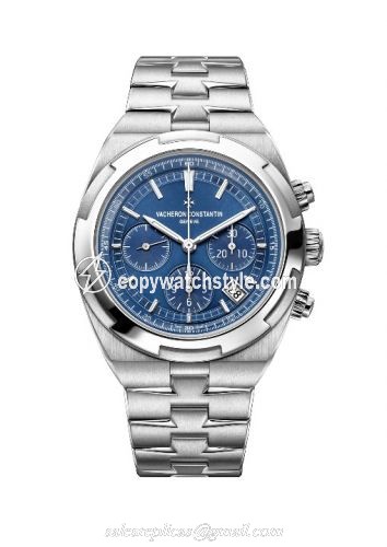 Vacheron Constantin Overseas Chronograph Stainless Steel / Blue 5500V/110A-B148 Vacheron Constantin Overseas Chronograph Stainless Steel / Blue 5500V/110A-B148