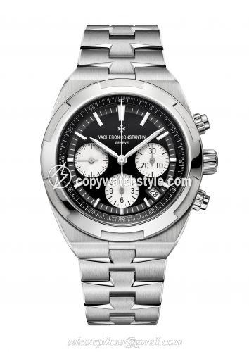 Vacheron Constantin Overseas Chronograph Stainless Steel / Black 5500V/110A-B481 Vacheron Constantin Overseas Chronograph Stainless Steel / Black 5500V/110A-B481