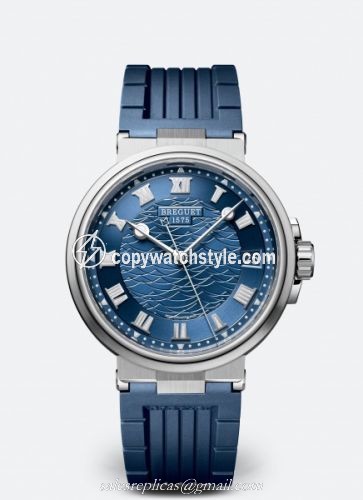 Breguet Marine 5517 White Gold / Blue / Rubber 5517BB/Y2/5ZU Breguet Marine 5517 White Gold / Blue / Rubber 5517BB/Y2/5ZU