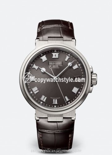 Breguet Marine 5517 Titanium / Slate Grey / Alligator 5517TI/G2/9ZU Breguet Marine 5517 Titanium / Slate Grey / Alligator 5517TI/G2/9ZU