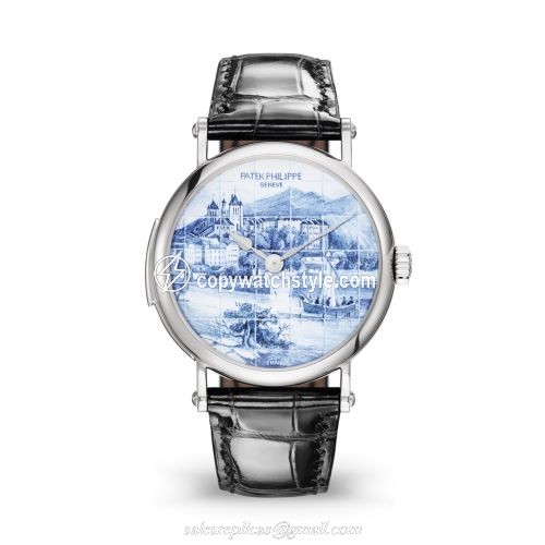 Patek Philippe Tourbillon Minute Repeater 5538 White Gold / Old Views of Geneva 5538G-014 Patek Philippe Tourbillon Minute Repeater 5538 White Gold / Old Views of Geneva 5538G-014
