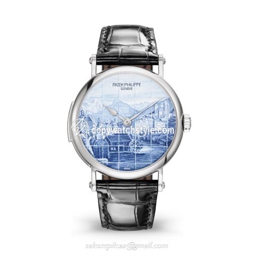 Patek Philippe Tourbillon Minute Repeater 5538 White Gold / Old Views of Geneva 5538G-015 Patek Philippe Tourbillon Minute Repeater 5538 White Gold / Old Views of Geneva 5538G-015