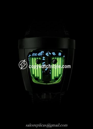 MB&F Horological Machine HMX Black Badger Radar Green 57.STGL.B