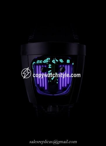 MB&F Horological Machine HMX Black Badger Purple 57.STPL.B MB&F Horological Machine HMX Black Badger Purple 57.STPL.B