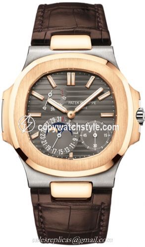 Patek Philippe Nautilus 5712 Rose Gold / White Gold 5712GR-001