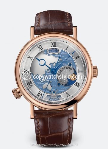 Breguet Classique Hora Mundi 5717 Rose Gold / Asia - Oceania 5717BR/AS/9ZU