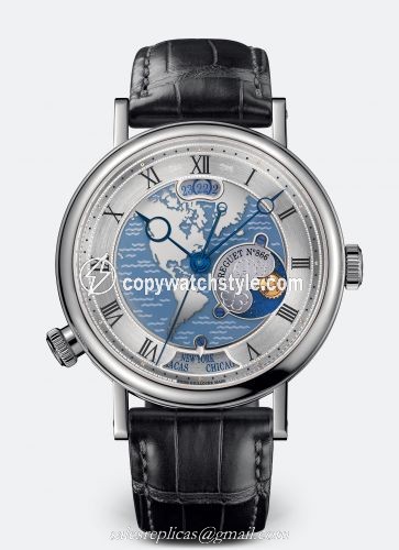 Breguet Classique Hora Mundi 5717 Platinum / America 5717PT/US/9ZU Breguet Classique Hora Mundi 5717 Platinum / America 5717PT/US/9ZU