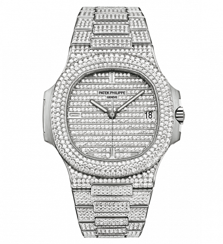 Patek Philippe Nautilus 5719 White Gold Full Diamond 5719/1G-001 Patek Philippe Nautilus 5719 White Gold Full Diamond 5719/1G-001