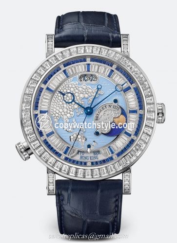 Breguet Classique Hora Mundi 5719 Platinum / Asia - Oceania 5719PT/AS/9ZV/DD0D Breguet Classique Hora Mundi 5719 Platinum / Asia - Oceania 5719PT/AS/9ZV/DD0D