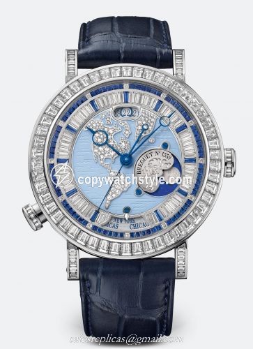 Breguet Classique Hora Mundi 5719 Platinum / America 5719PT/US/9ZV/DD0D Breguet Classique Hora Mundi 5719 Platinum / America 5719PT/US/9ZV/DD0D
