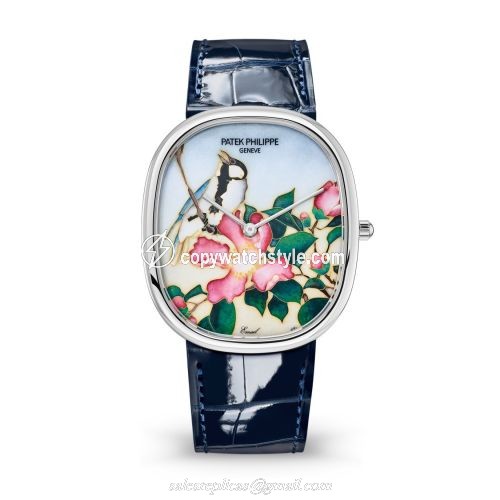 Patek Philippe Golden Ellipse 5738 White Gold / Japanese Prints 5738/50G-001 Patek Philippe Golden Ellipse 5738 White Gold / Japanese Prints 5738/50G-001