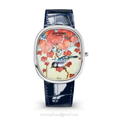 Patek Philippe Golden Ellipse 5738 White Gold / Japanese Prints 5738/50G-012 Patek Philippe Golden Ellipse 5738 White Gold / Japanese Prints 5738/50G-012