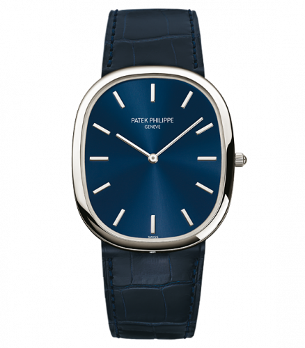Patek Philippe Golden Ellipse 5738 Platinum / Blue 5738P-001 Patek Philippe Golden Ellipse 5738 Platinum / Blue 5738P-001