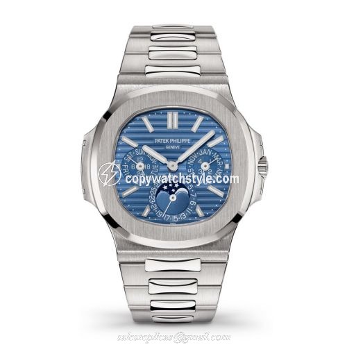 Patek Philippe Nautilus Perpetual Calendar 5740 White Gold / Blue 5740/1G-001 Patek Philippe Nautilus Perpetual Calendar 5740 White Gold / Blue 5740/1G-001