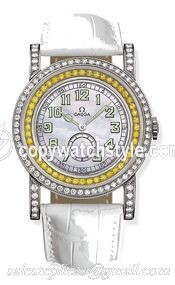 Omega Museum Collection N 1 "Pilots 1938" Aquarella Yellow Sapphires 5779.71.56