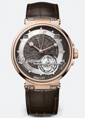 Breguet Marine Tourbillon Equation of Time 5887 Rose Gold / Brown / Alligator 5887BR/G2/9WV Breguet Marine Tourbillon Equation of Time 5887 Rose Gold / Brown / Alligator 5887BR/G2/9WV