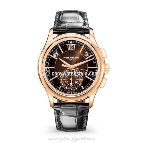 Patek Philippe Annual Calendar Chronograph 5905 Rose Gold / Brown 5905R-001 Patek Philippe Annual Calendar Chronograph 5905 Rose Gold / Brown 5905R-001