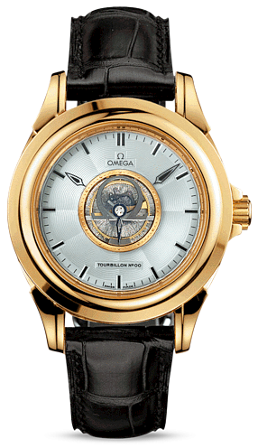 Omega De Ville Tourbillon Yellow Gold / Silver 5913.30.32 Omega De Ville Tourbillon Yellow Gold / Silver 5913.30.32