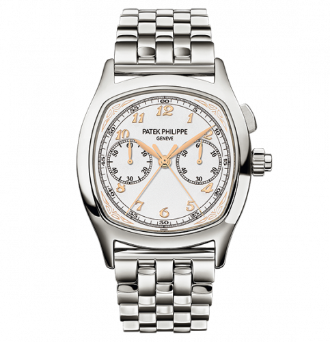 Patek Philippe Split-Seconds Chronograph 5950 Stainless Steel / Silver / Bracelet 5950/1A-013 Patek Philippe Split-Seconds Chronograph 5950 Stainless Steel / Silver / Bracelet 5950/1A-013