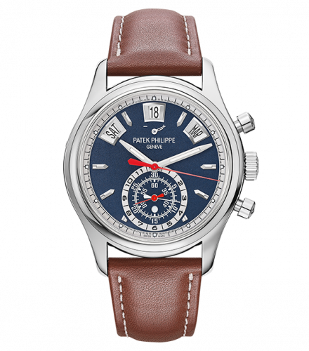 Patek Philippe Annual Calendar Chronograph 5960 White Gold / Blue 5960/01G-001 Patek Philippe Annual Calendar Chronograph 5960 White Gold / Blue 5960/01G-001