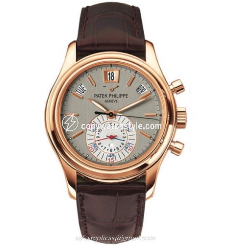 Patek Philippe Annual Calendar Chronograph 5960 Rose Gold / Grey 5960R-001 Patek Philippe Annual Calendar Chronograph 5960 Rose Gold / Grey 5960R-001