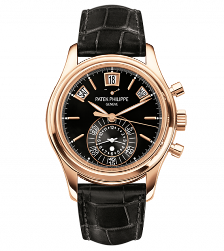 Patek Philippe Annual Calendar Chronograph 5960 Rose Gold / Black 5960R-010