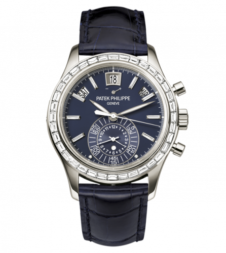 Patek Philippe Annual Calendar Chronograph 5961 Platinum / Blue 5961P-001 Patek Philippe Annual Calendar Chronograph 5961 Platinum / Blue 5961P-001