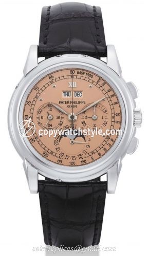 Patek Philippe Perpetual Calendar Chronograph 5970 Platinum / Pink 5970P_Roman Patek Philippe Perpetual Calendar Chronograph 5970 Platinum / Pink 5970P_Roman