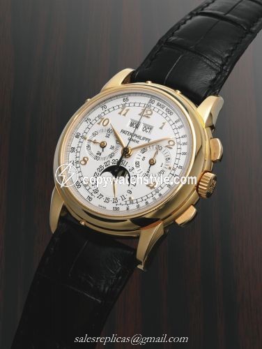 Patek Philippe Perpetual Calendar Chronograph 5970 Rose Gold / Silver Breguet 5970R-EC Patek Philippe Perpetual Calendar Chronograph 5970 Rose Gold / Silver Breguet 5970R-EC