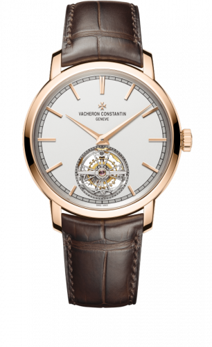 Vacheron Constantin Traditionnelle Tourbillon Pink Gold / Silver 6000T/000R-B346 Vacheron Constantin Traditionnelle Tourbillon Pink Gold / Silver 6000T/000R-B346