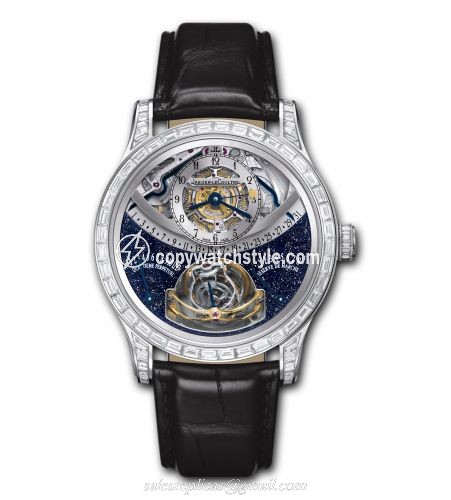 Jaeger-LeCoultre Master Gyrotourbillon 1 Platinum / Baguette / Aventurine 6006405