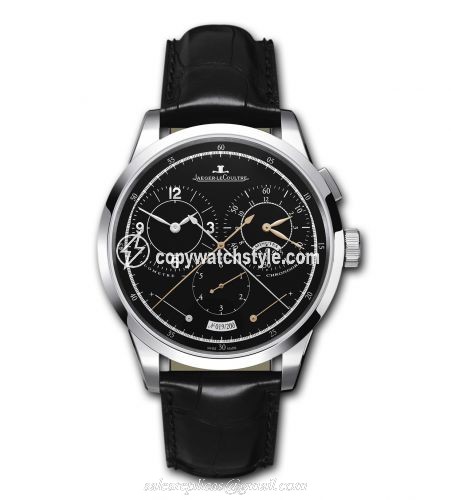 Jaeger-LeCoultre Duometre Chronographe White Gold Black 6013470