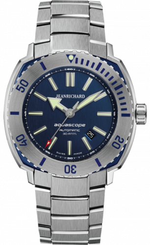 JeanRichard Aquascope Stainless Steel / Blue 60400-11B401-11A JeanRichard Aquascope Stainless Steel / Blue 60400-11B401-11A