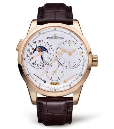 Jaeger-LeCoultre Duometre Quantieme Lunaire Pink Gold / Silver / Alligator 6042421 Jaeger-LeCoultre Duometre Quantieme Lunaire Pink Gold / Silver / Alligator 6042421
