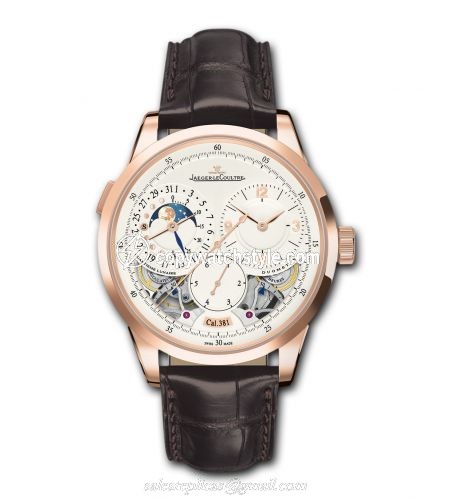 Jaeger-LeCoultre Duometre o Quantieme Lunaire Pink Gold Open 6042520