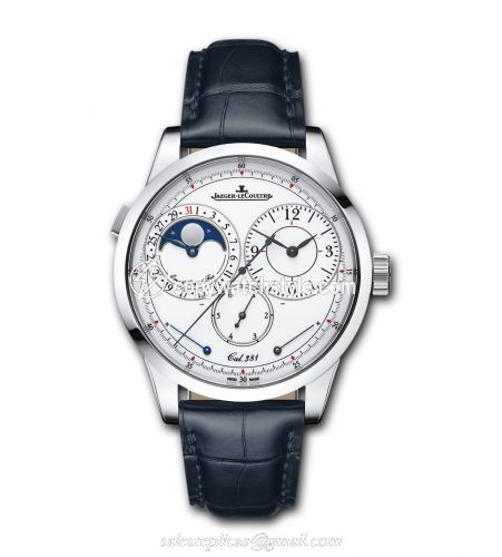 Jaeger-LeCoultre Duometre o Quantieme Lunaire 40.5 White Gold Enamel 60435E1 Jaeger-LeCoultre Duometre o Quantieme Lunaire 40.5 White Gold Enamel 60435E1