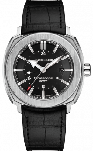 JeanRichard Terrascope GMT Stainless Steel / Black 60520-11-601-FB6A JeanRichard Terrascope GMT Stainless Steel / Black 60520-11-601-FB6A