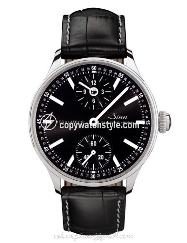 Sinn Classic Timepieces Regulateur Technik Stainless Steel / Black 6100.015 Sinn Classic Timepieces Regulateur Technik Stainless Steel / Black 6100.015