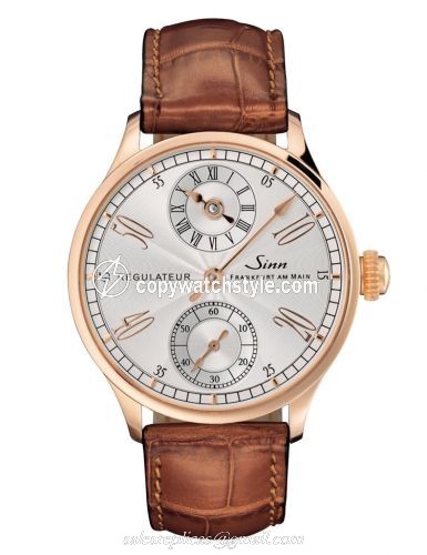 Sinn Classic Timepieces Regulateur Rose Gold / Silver 6100.021