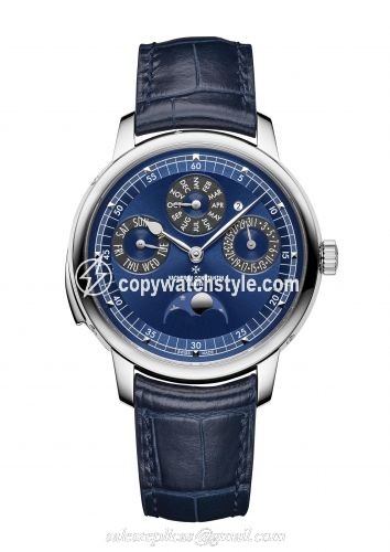 Vacheron Constantin Les Cabinotiers Minute Repeater Perpetual Calendar White Gold / Blue 6610C/000G-B511 Vacheron Constantin Les Cabinotiers Minute Repeater Perpetual Calendar White Gold / Blue 6610C/000G-B511
