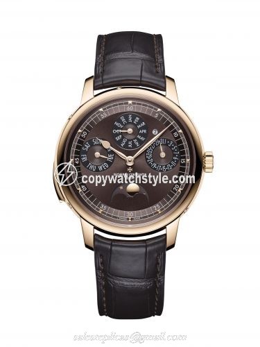 Vacheron Constantin Les Cabinotiers Minute Repeater Perpetual Calendar Pink Gold / Brown 6610C/000R-B510
