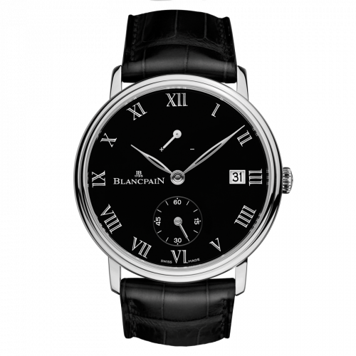 Blancpain Villeret 8 Jours Manuelle Platinum / Black Enamel 6614-3437-55B Blancpain Villeret 8 Jours Manuelle Platinum / Black Enamel 6614-3437-55B