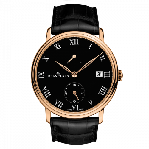 Blancpain Villeret 8 Jours Manuelle Red Gold / Black Enamel 6614-3637-55B Blancpain Villeret 8 Jours Manuelle Red Gold / Black Enamel 6614-3637-55B