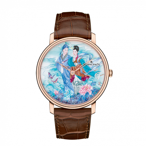 Blancpain Villeret Manuelle Piece Unique Grand Feu Couple in Field 6615C-3631-55B - 4 Blancpain Villeret Manuelle Piece Unique Grand Feu Couple in Field 6615C-3631-55B - 4