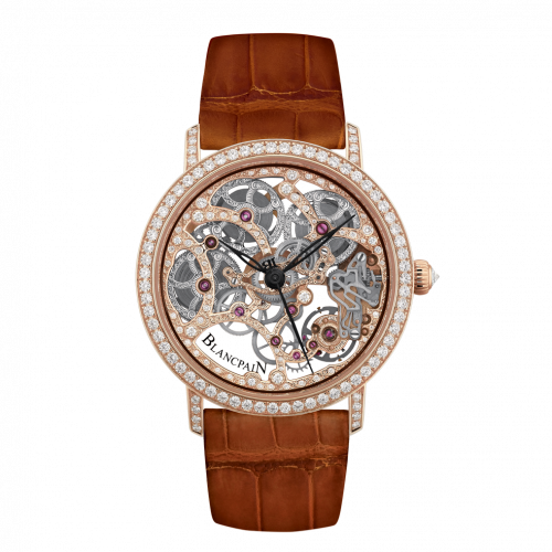 Blancpain Villeret Squelette 8 Jours Red Gold / Diamond 6633-2900-55B Blancpain Villeret Squelette 8 Jours Red Gold / Diamond 6633-2900-55B