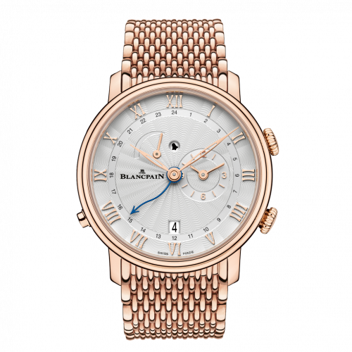 Blancpain Villeret Reveil GMT Red Gold / Opalin / Bracelet 6640-3642-MMB Blancpain Villeret Reveil GMT Red Gold / Opalin / Bracelet 6640-3642-MMB