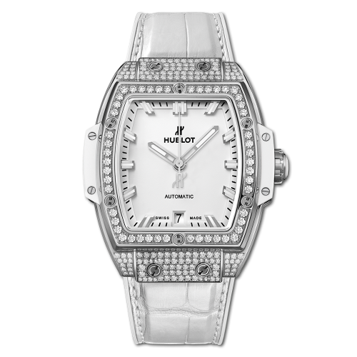 Hublot Spirit of Big Bang 39 Titanium / Pave / White 665.NE.2010.LR.1604