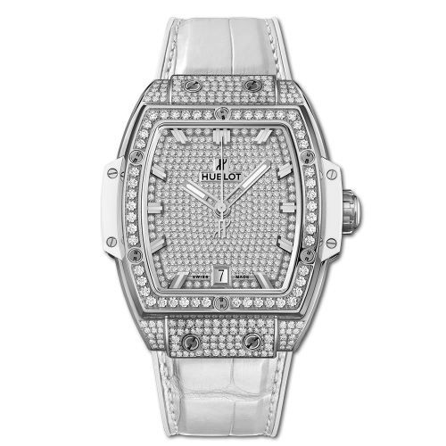 Hublot Spirit of Big Bang 39 Titanium / Full Pave / White 665.NE.9010.LR.1604 Hublot Spirit of Big Bang 39 Titanium / Full Pave / White 665.NE.9010.LR.1604